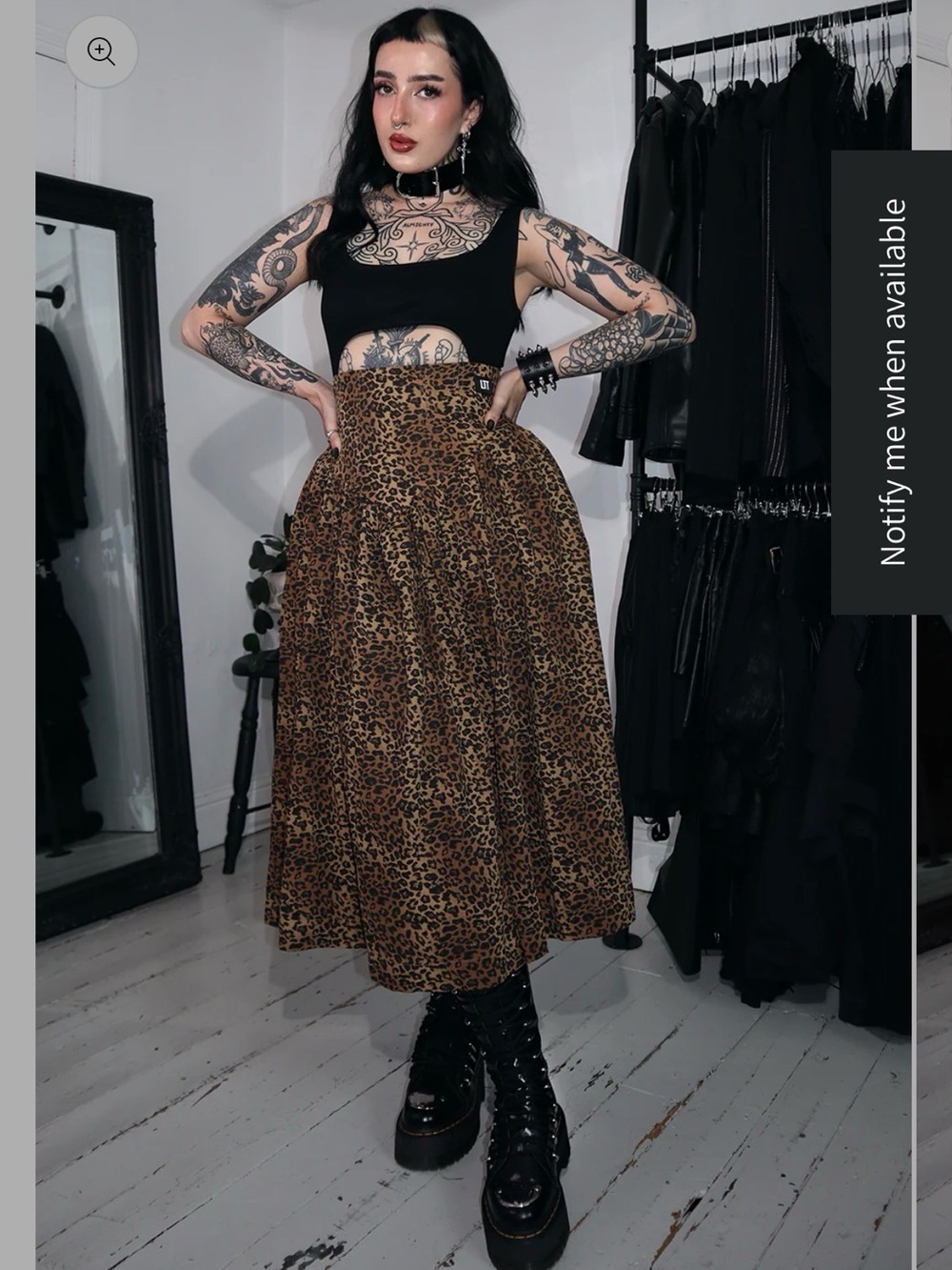 LTT Leopard Bury Me Dress